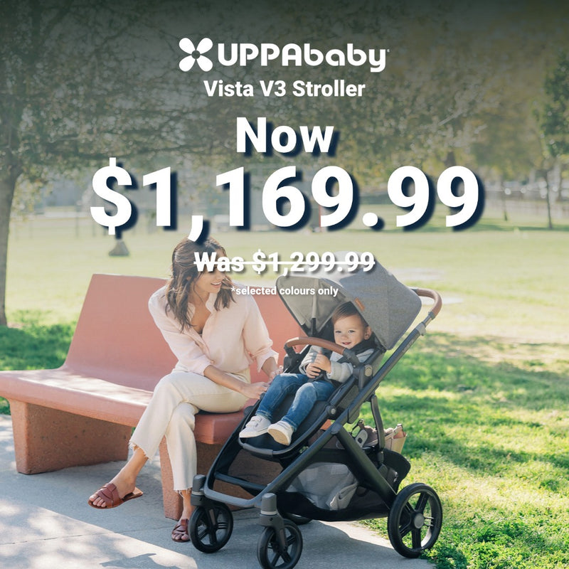 UPPAbaby Vista V3 Stroller advertisement
