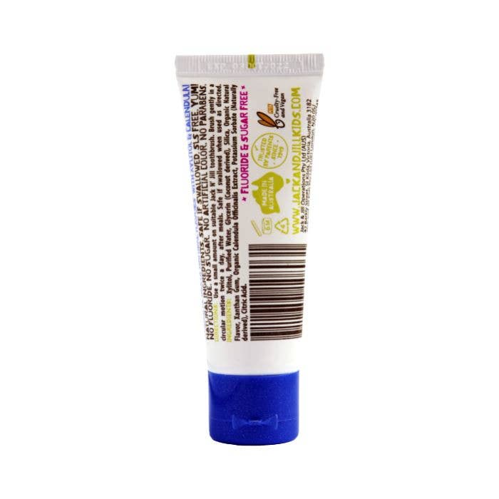 Jack N Jill Natural Toothpaste -Bubblegum Flavor - 50g - Organic & Fluoride-Free