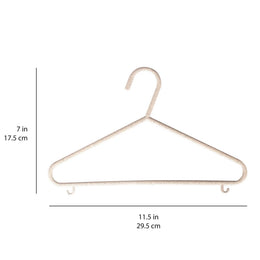 3 Sprouts Baby Wheat Straw Hangers Assorted 2pk