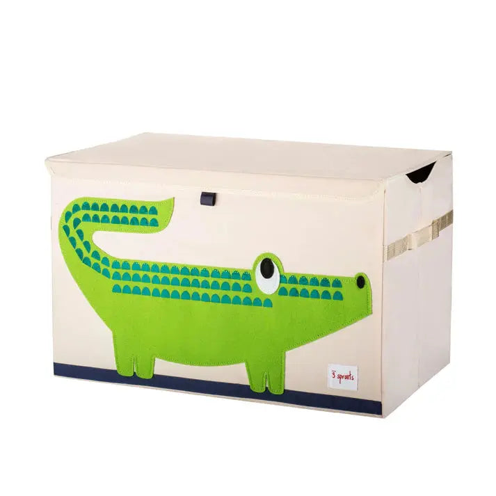 3 Sprouts Toy Chest featuring a green alligator graphic