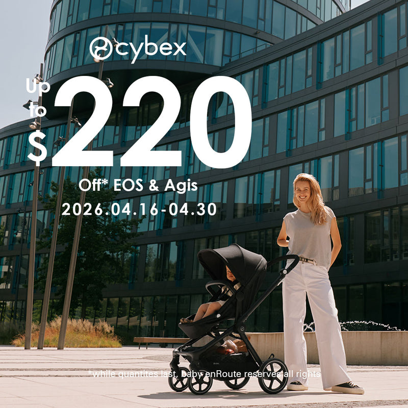 Cybex EOS Stroller in Black with toddler seat urban lifestyle view vertical