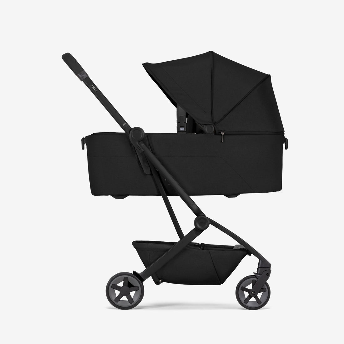 Joolz Aer² Cot - cot on stroller side view