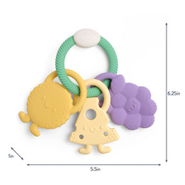 Itzy Ritzy Itzy Trio Multi-Textured Silicone Teether