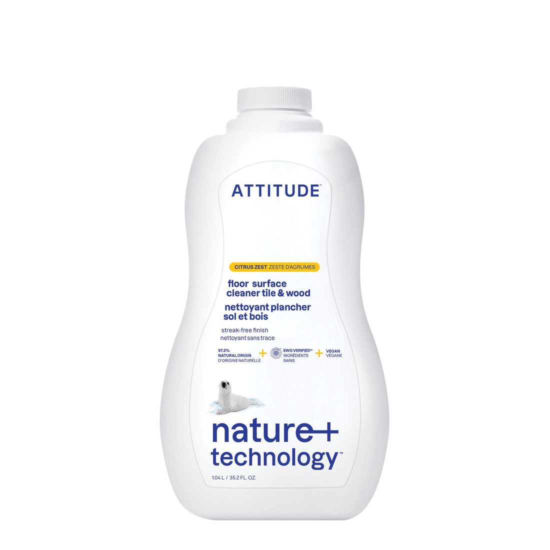 Attitude Floor Surfaces Tiles And Wood Cleaner - Default Title front product view