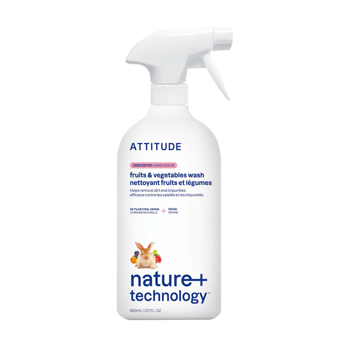 Attitude Fruit & Vegetable Wash 800 ml product image