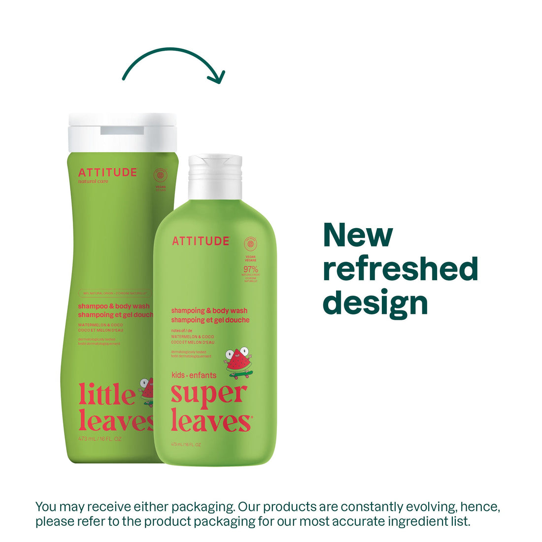 Attitude 2-in-1 Kids Shampoo & Body Wash 473 mL product image