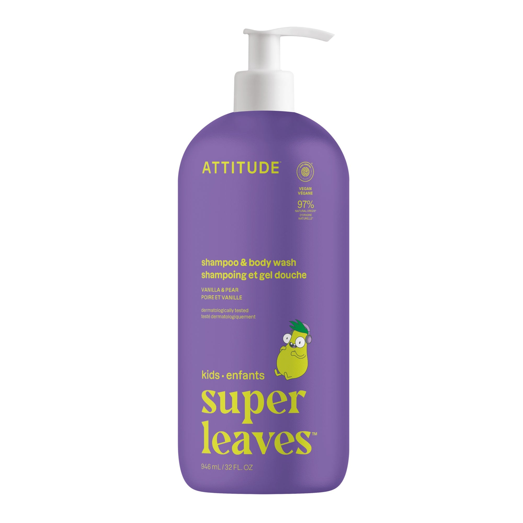 Attitude 2-in-1 Kids Shampoo & Body Wash 946 mL
