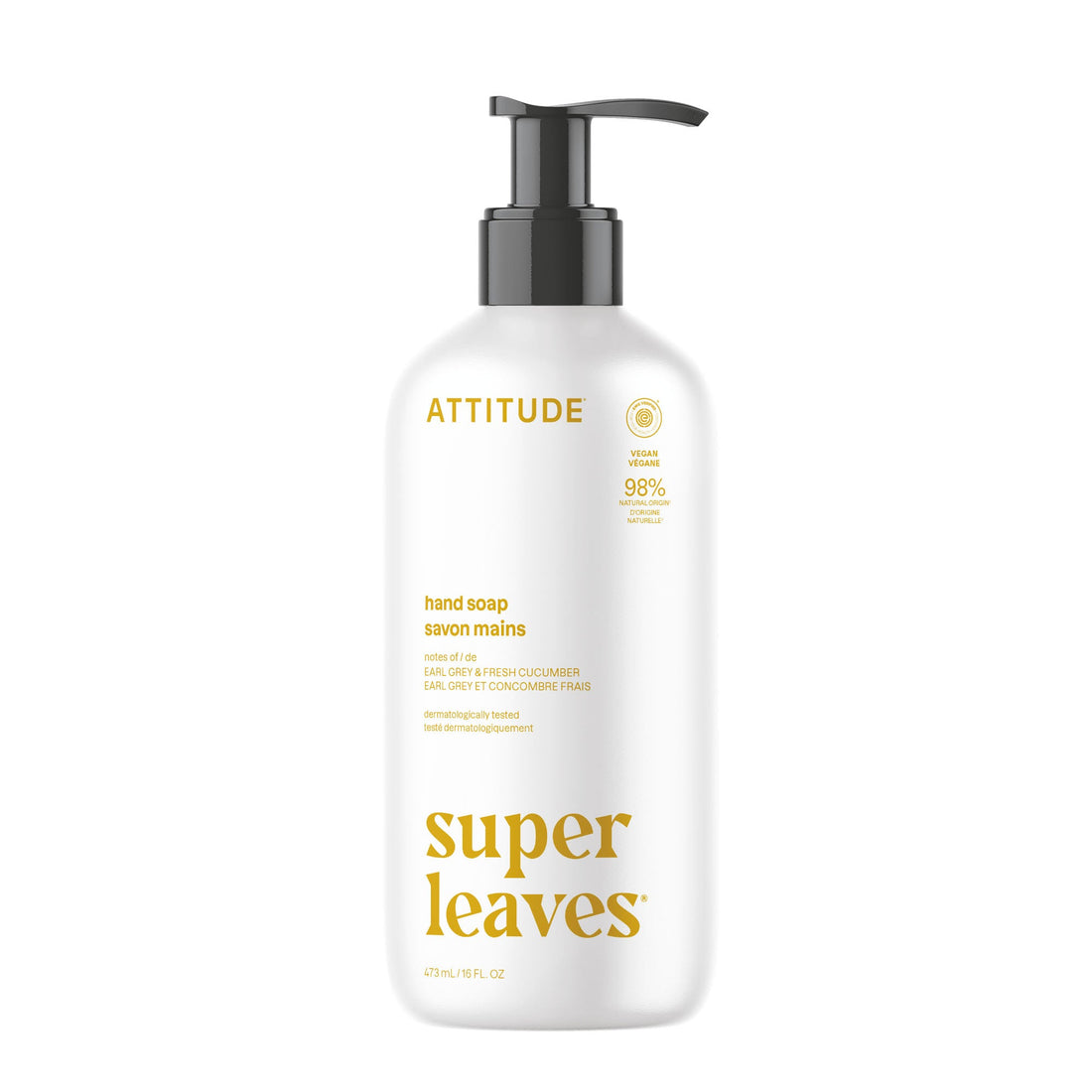 Attitude Super Leaves Natural Liquid Hand Soap 473 ml product image