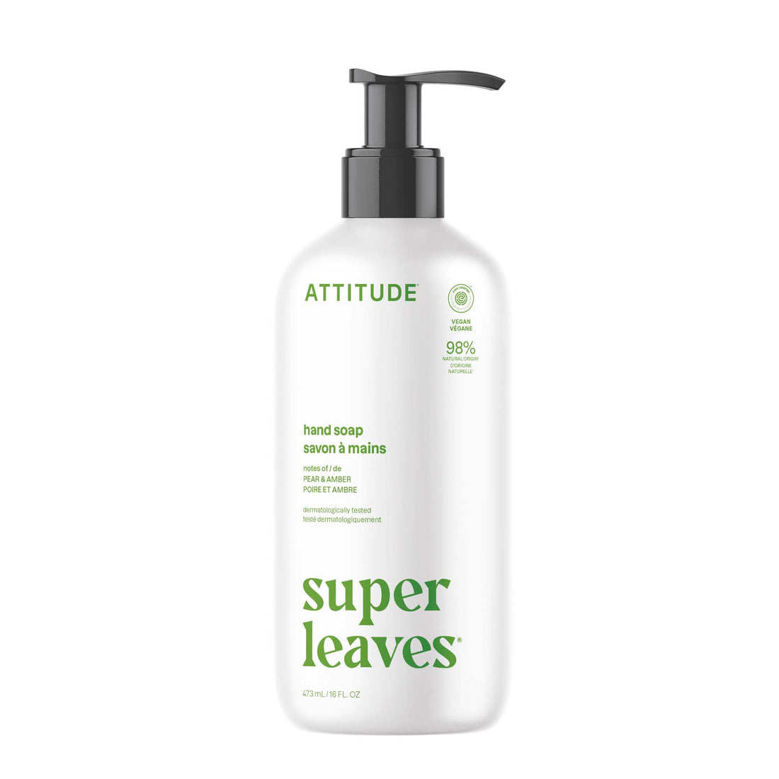Attitude Super Leaves Natural Liquid Hand Soap 473 ml product image