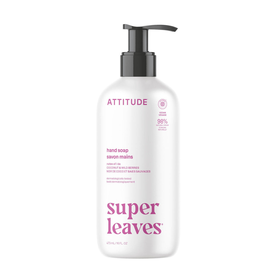 Attitude Super Leaves Natural Liquid Hand Soap 473 ml product image