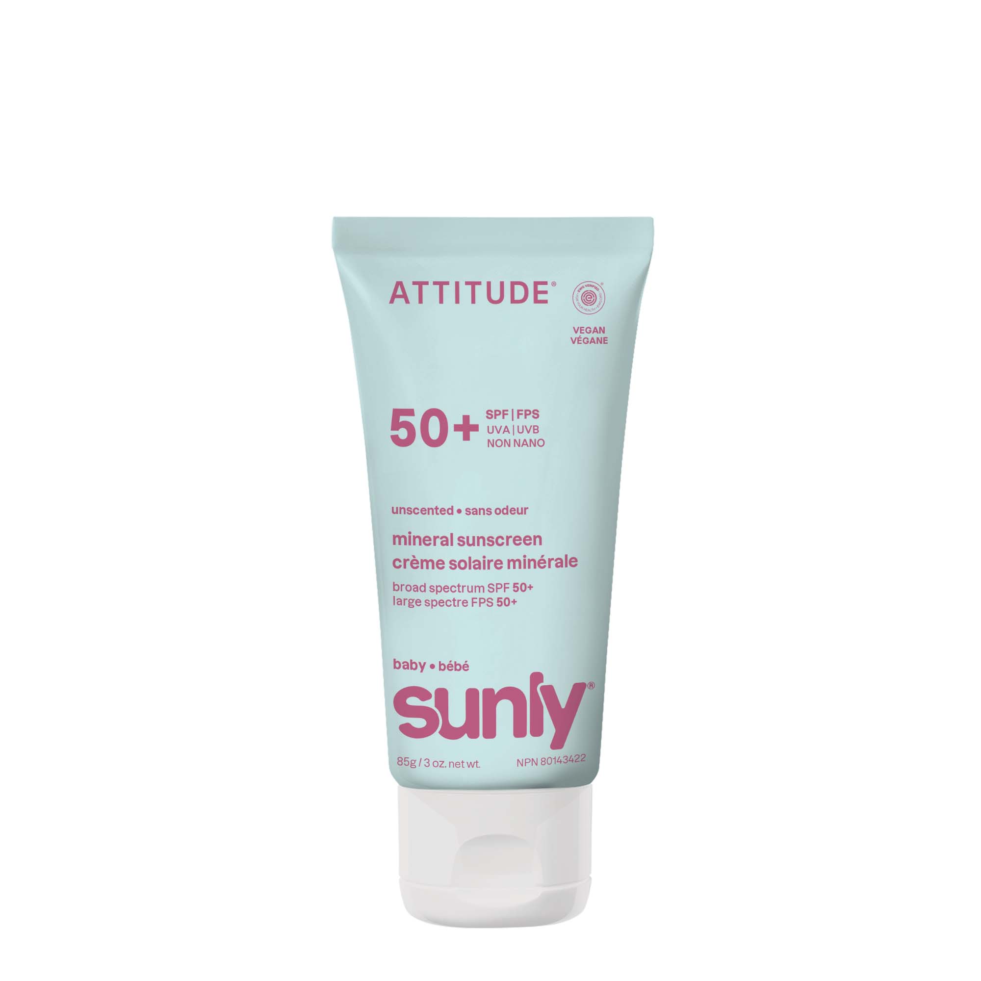Attitude Baby Mineral Sunscreen - SPF 50 85 g