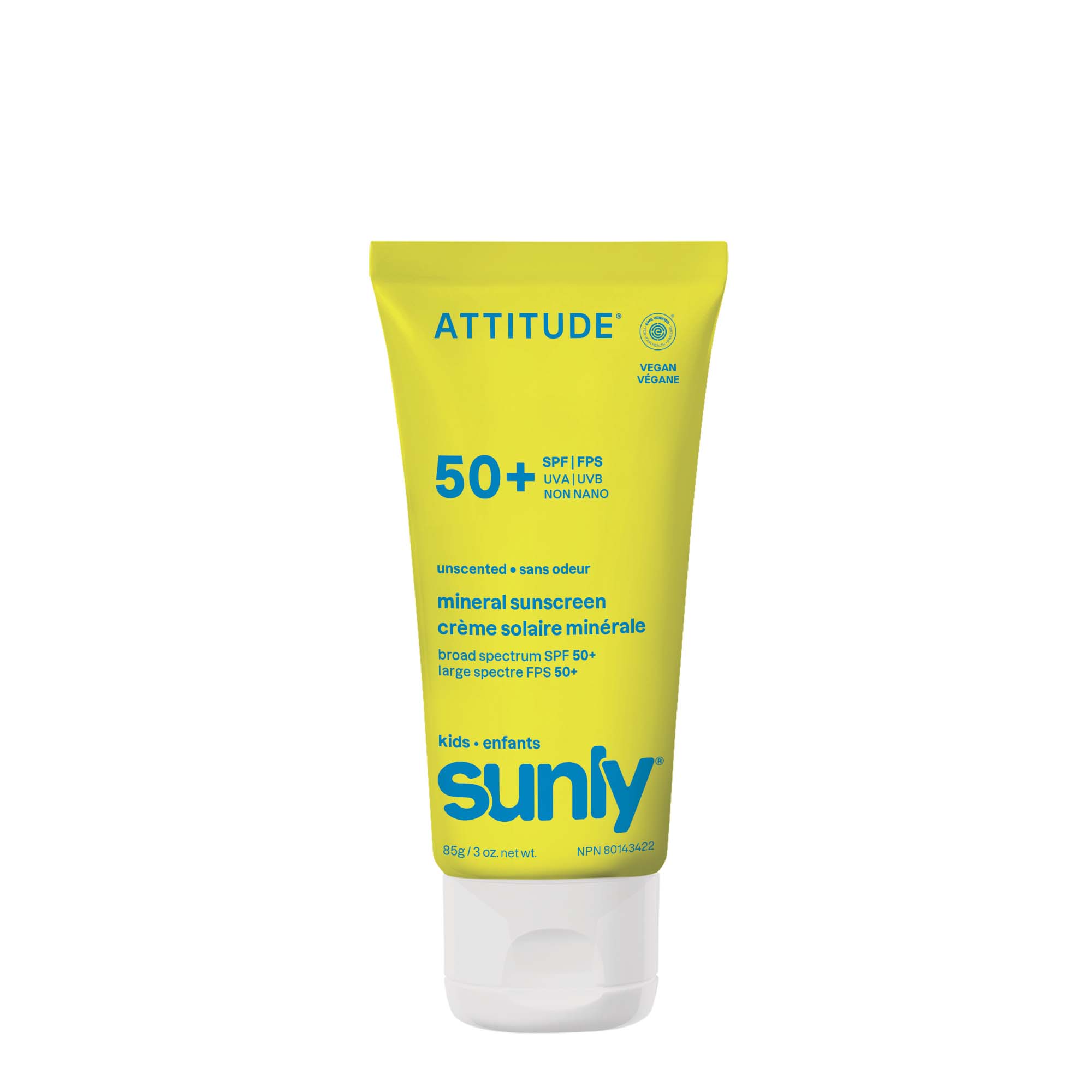 Attitude Kids Mineral Sunscreen - SPF 50 85 g