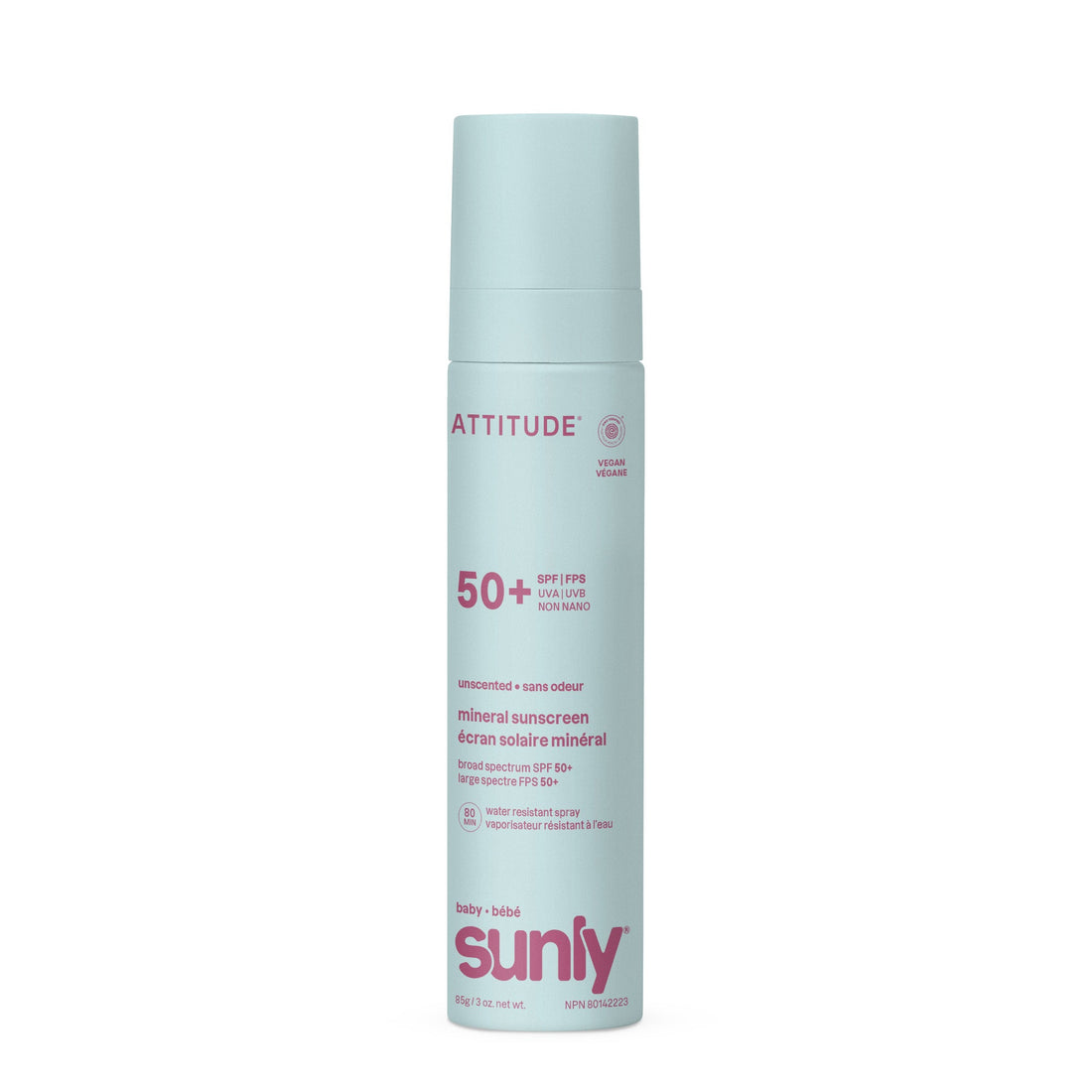 Attitude Baby Lightweight Mineral Lotion - SPF 50 85 g - 85 g front product view