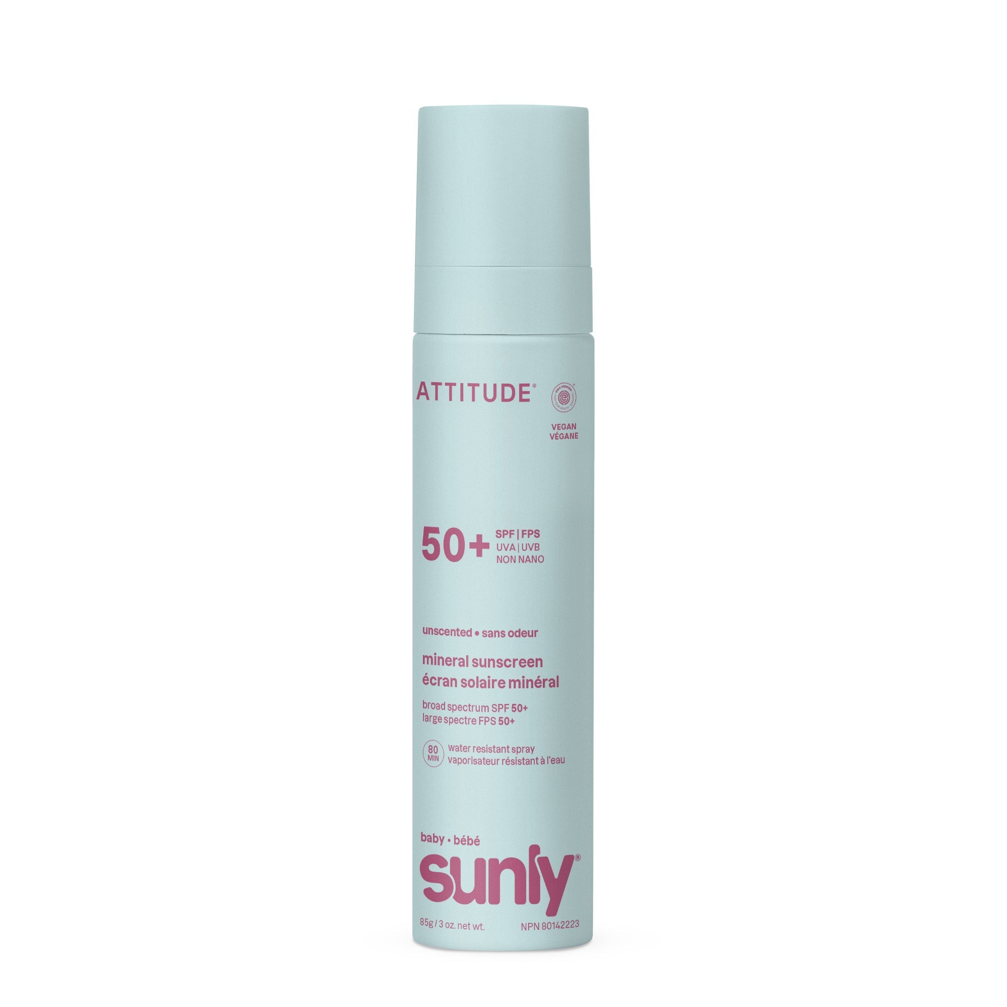 Attitude Baby Lightweight Mineral Lotion - SPF 50 85 g