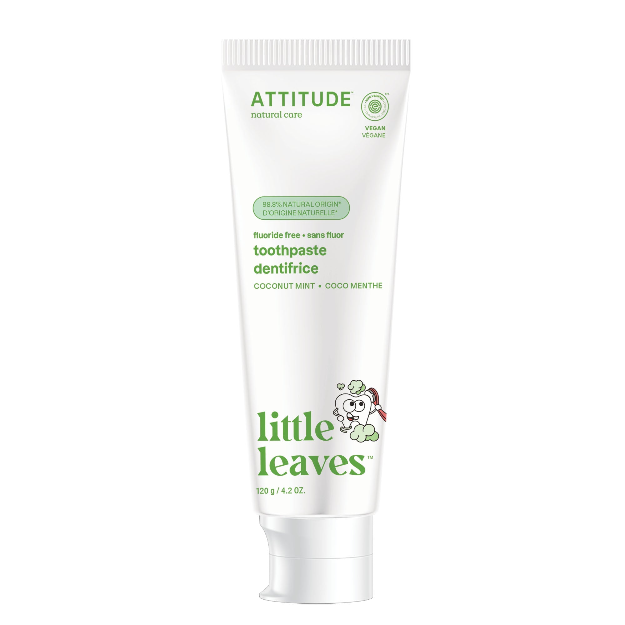 Attitude Kids Fluoride Free Toothpaste 120G
