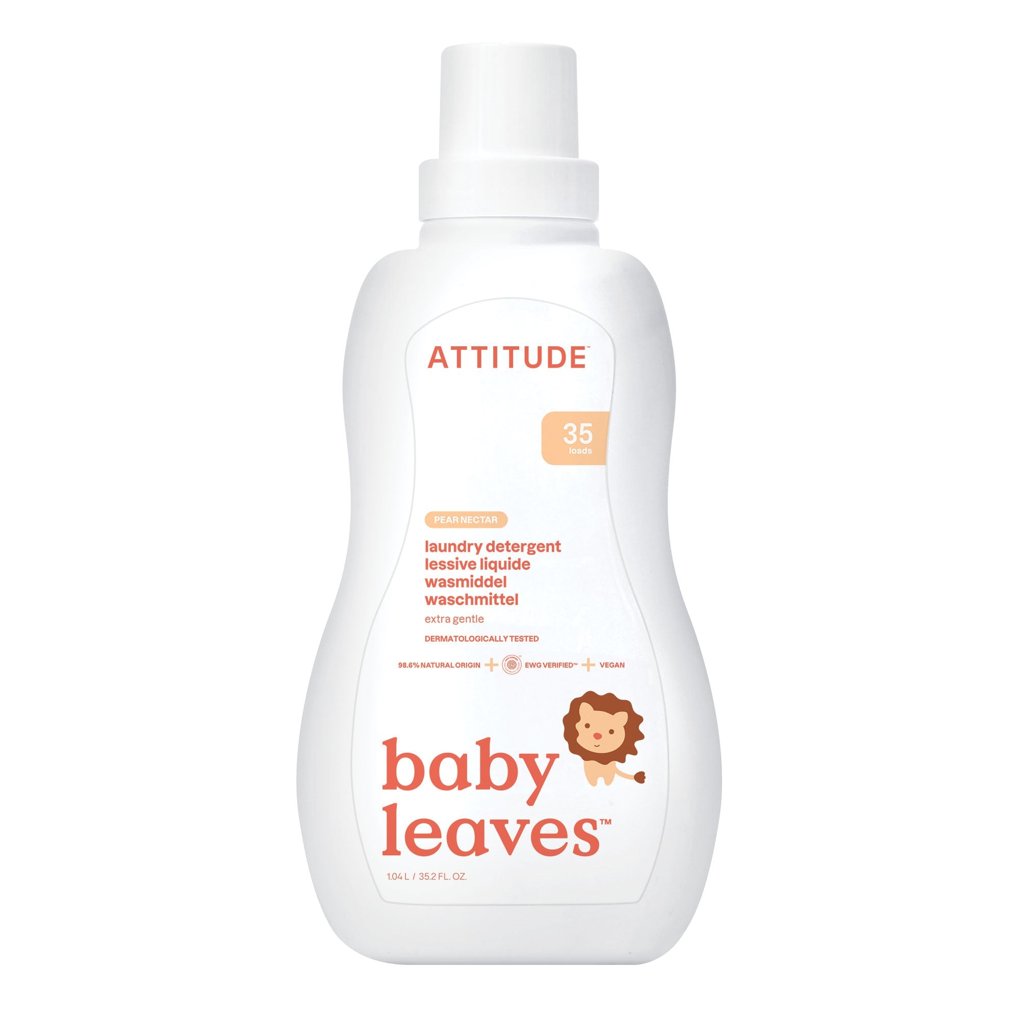 Attitude Baby Laundry Detergent with Fragrance 1.04 L - 35 Loads