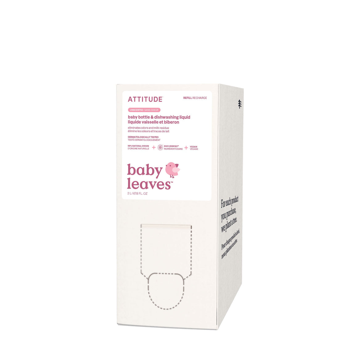 Attitude Baby Bottle Dishwashing Soap - Unscented product image