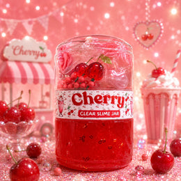 Play Play Dough DIY Cherry Clear Slime