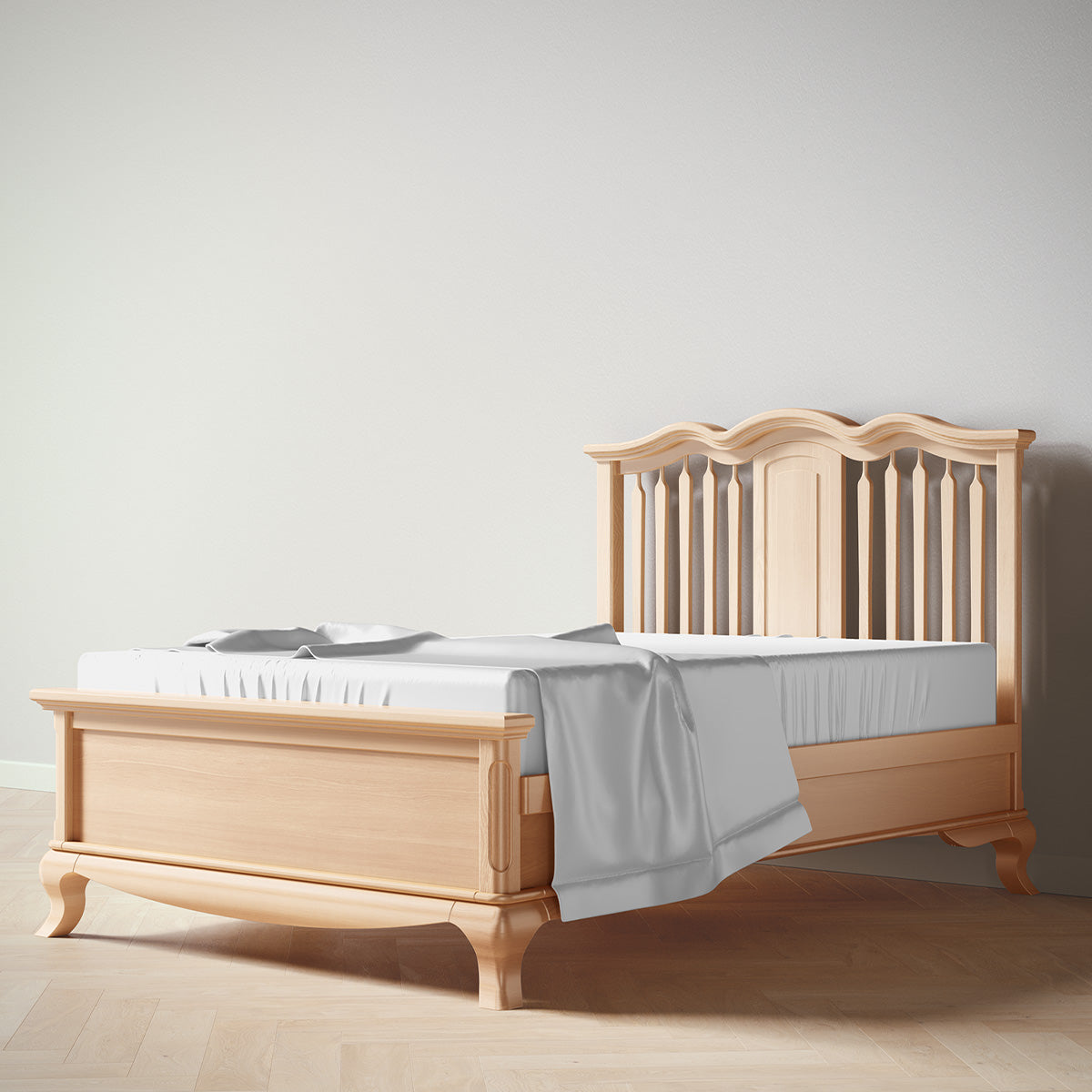 Romina Cleopatra Solid Wood Full Bed
