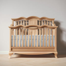 Romina Cleopatra Solid Wood Convertible Crib - Open Back