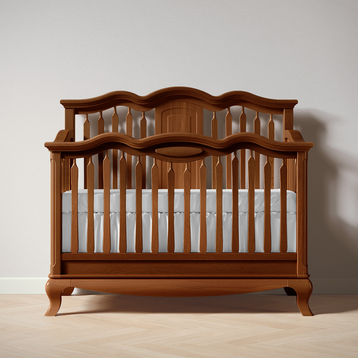 Romina Cleopatra Solid Wood Convertible Crib - Open Back