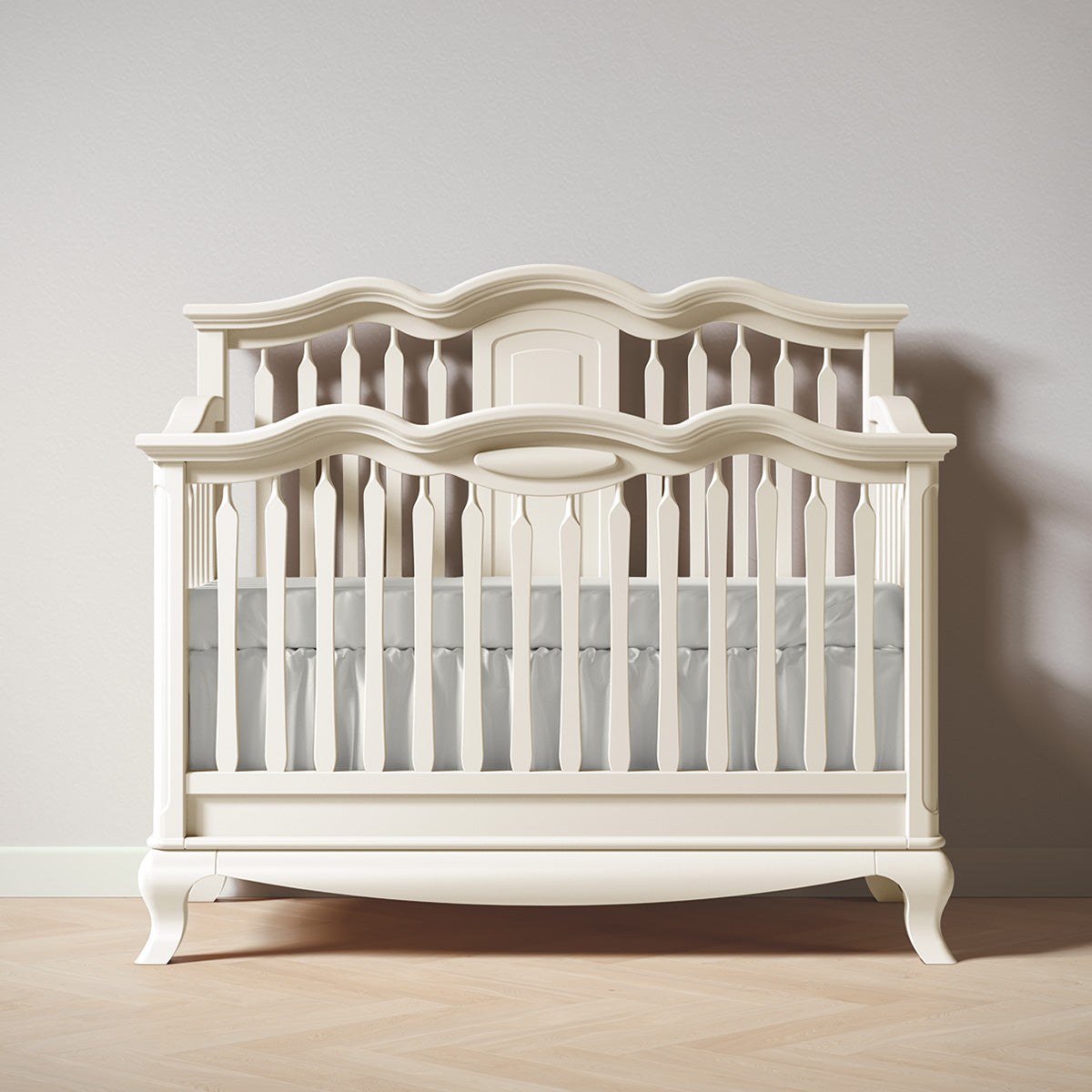Romina Cleopatra Solid Wood Convertible Crib - Open Back