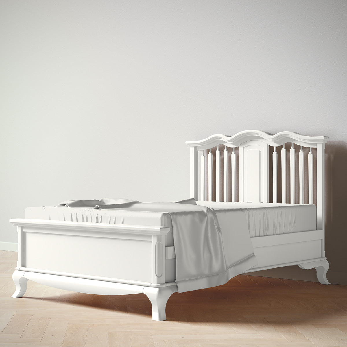 Romina Cleopatra Solid Wood Full Bed