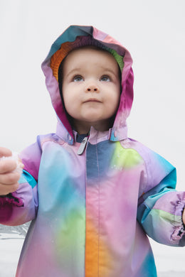Color Kids Baby Printed Snowsuit Wild Aster