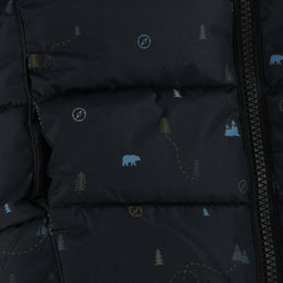 Color Kids Baby Quilted Print Jacket Turbulence