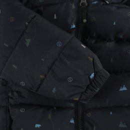Color Kids Baby Quilted Print Jacket Turbulence
