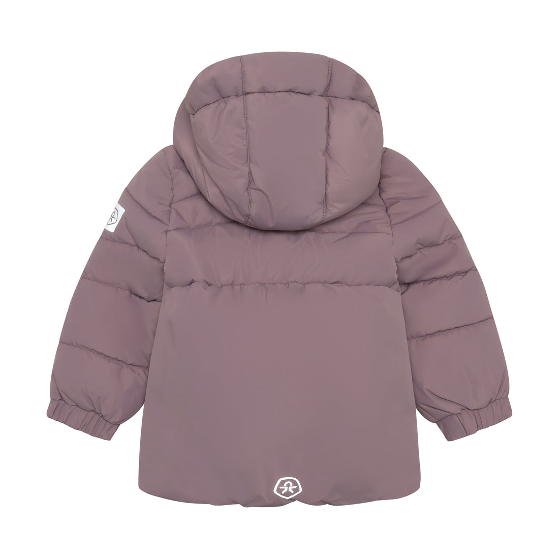 Color Kids Baby Quilted Jacket in Toadstool - back view