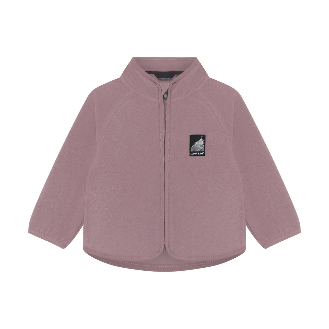 Color Kids Baby Fleece Jacket in Toadstool - front view