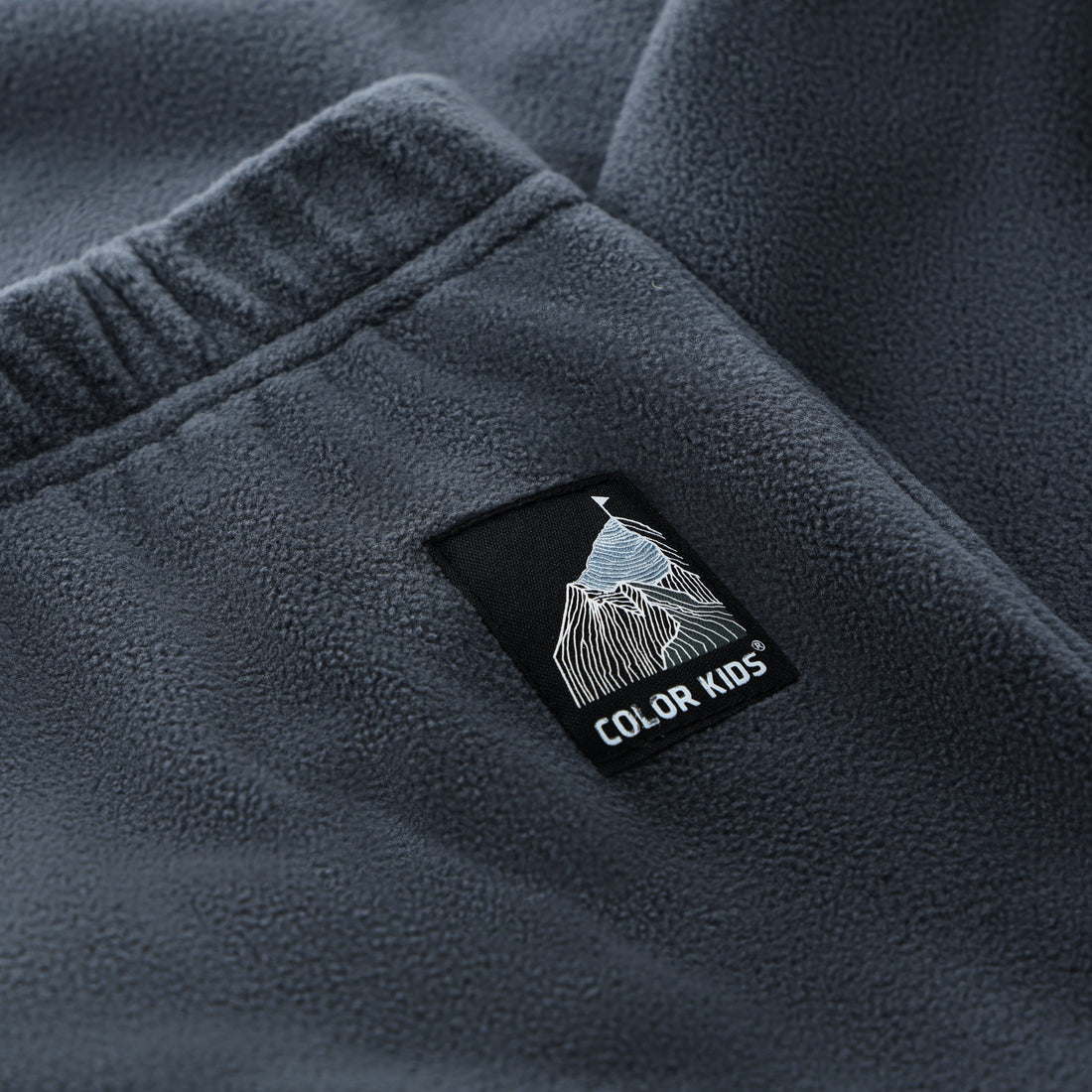 Color Kids Baby Fleece Pants in Turbulence - feature detail
