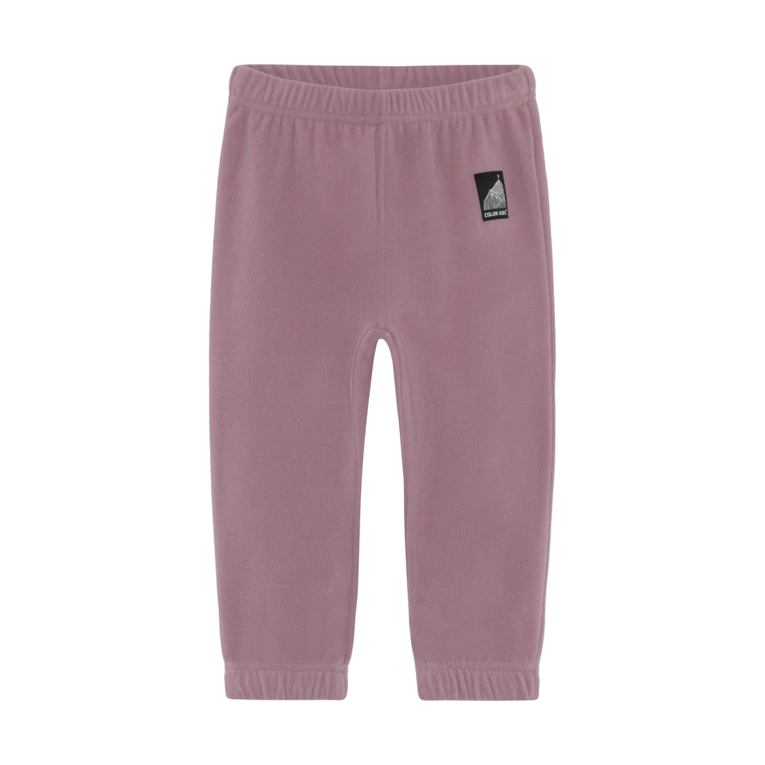 Color Kids Baby Fleece Pants in Toadstool - front view