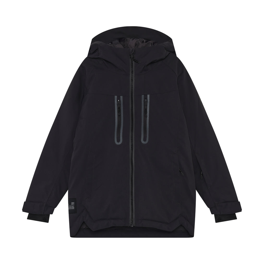 Color Kids junior jacket in Phantom — front with vertical chest pockets