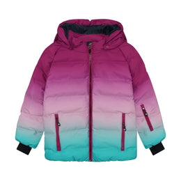 Color Kids Quilted Gradient Ski Jacket Wild Aster