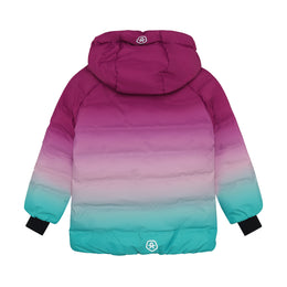 Color Kids Quilted Gradient Ski Jacket Wild Aster