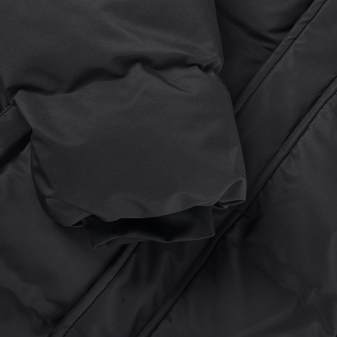 Color Kids Junior Long Puffer Jacket in Phantom - feature detail