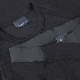 Color Kids Wool Ski Base Layer Set Phantom