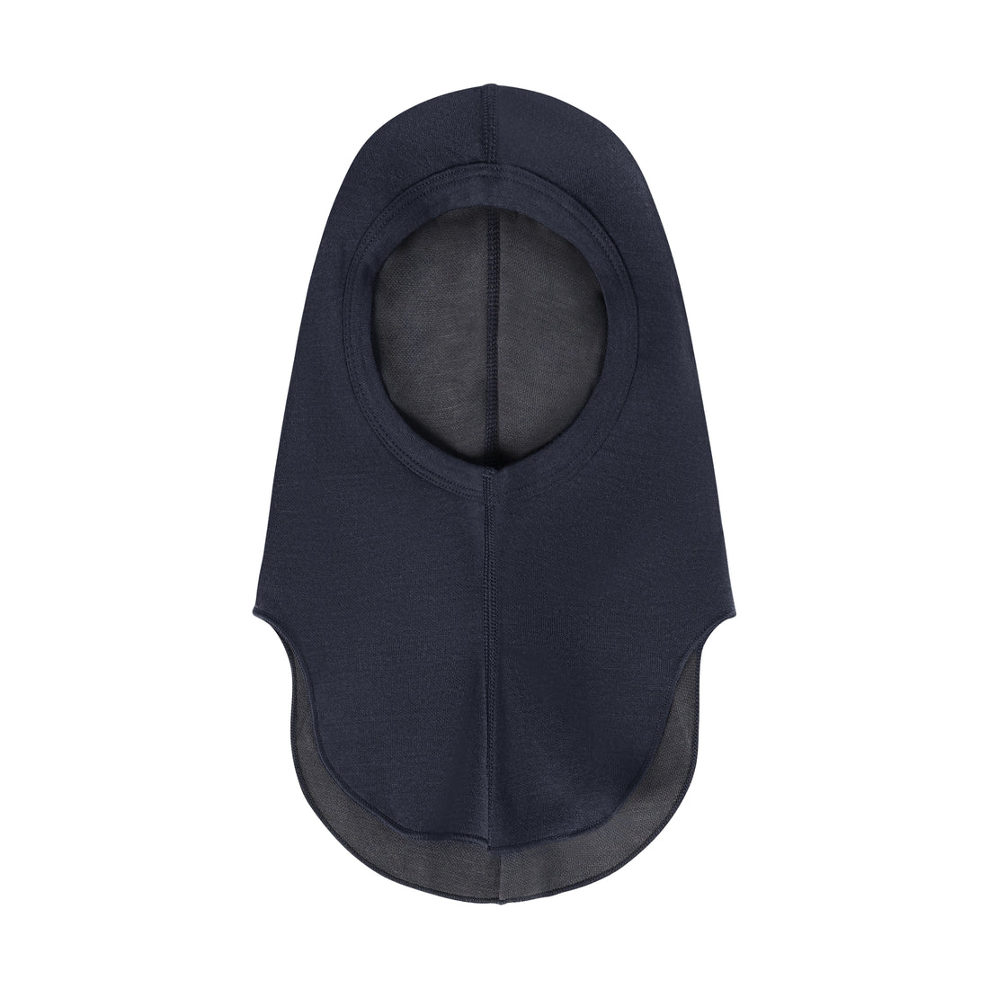Color Kids Wool Balaclava in Total Eclipse - back view