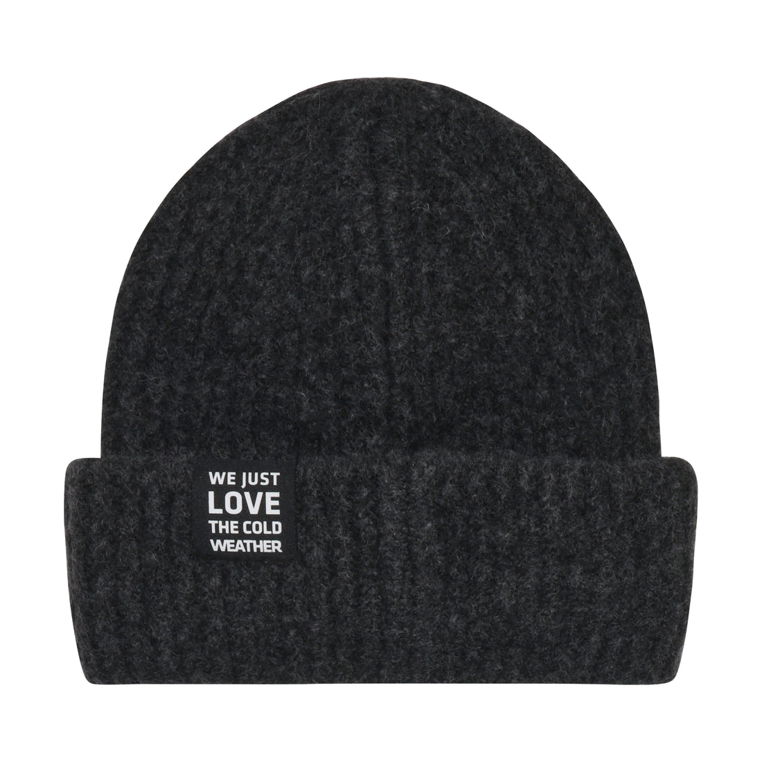 Color Kids Wool Beanie in Phantom - front view