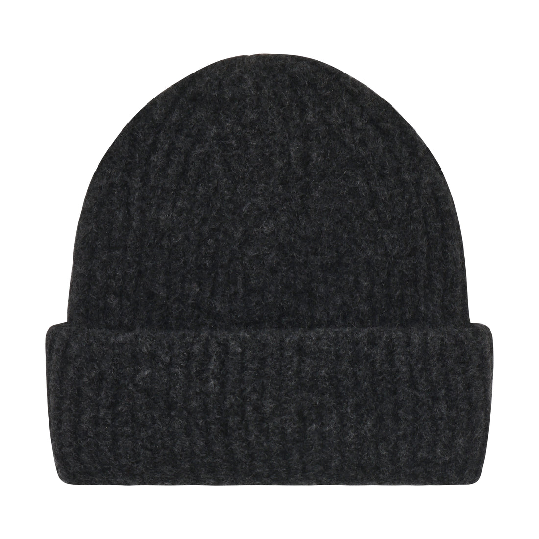 Color Kids Wool Beanie in Phantom - back view