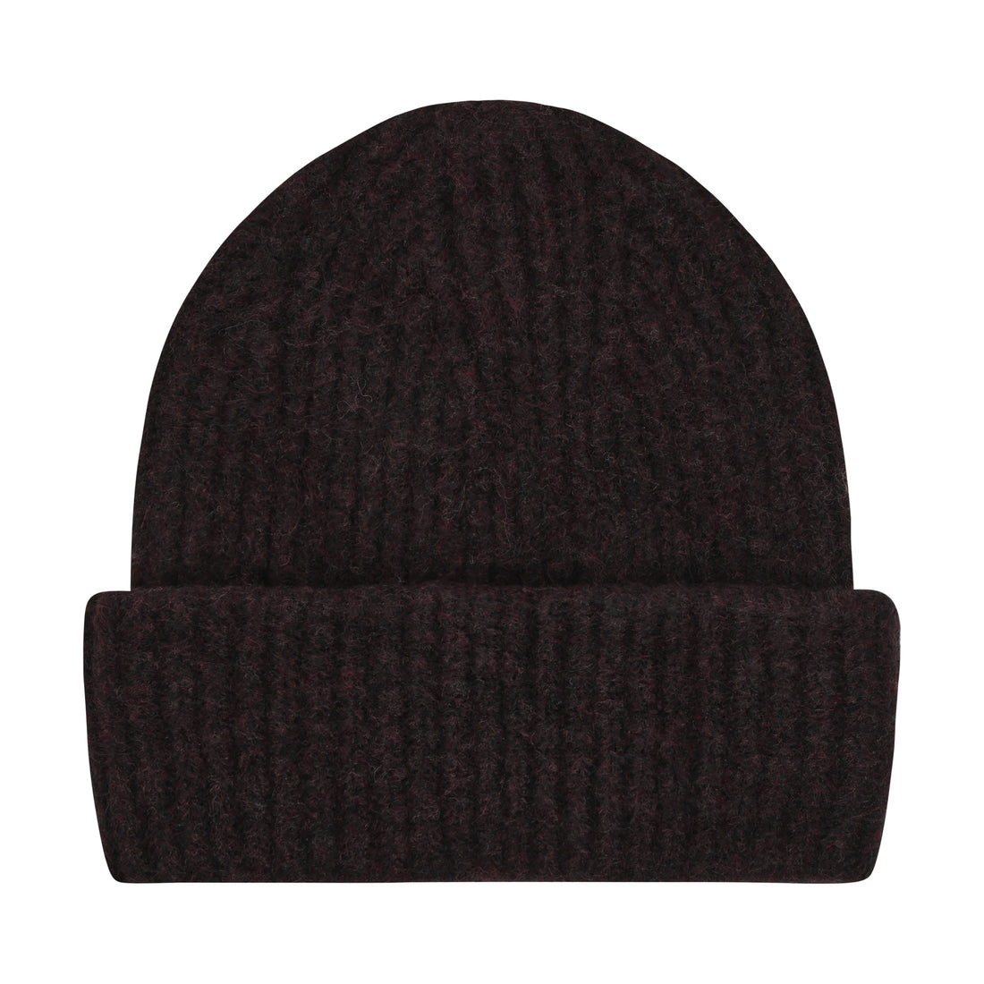 Color Kids Wool Beanie in Catawba Grape - back view