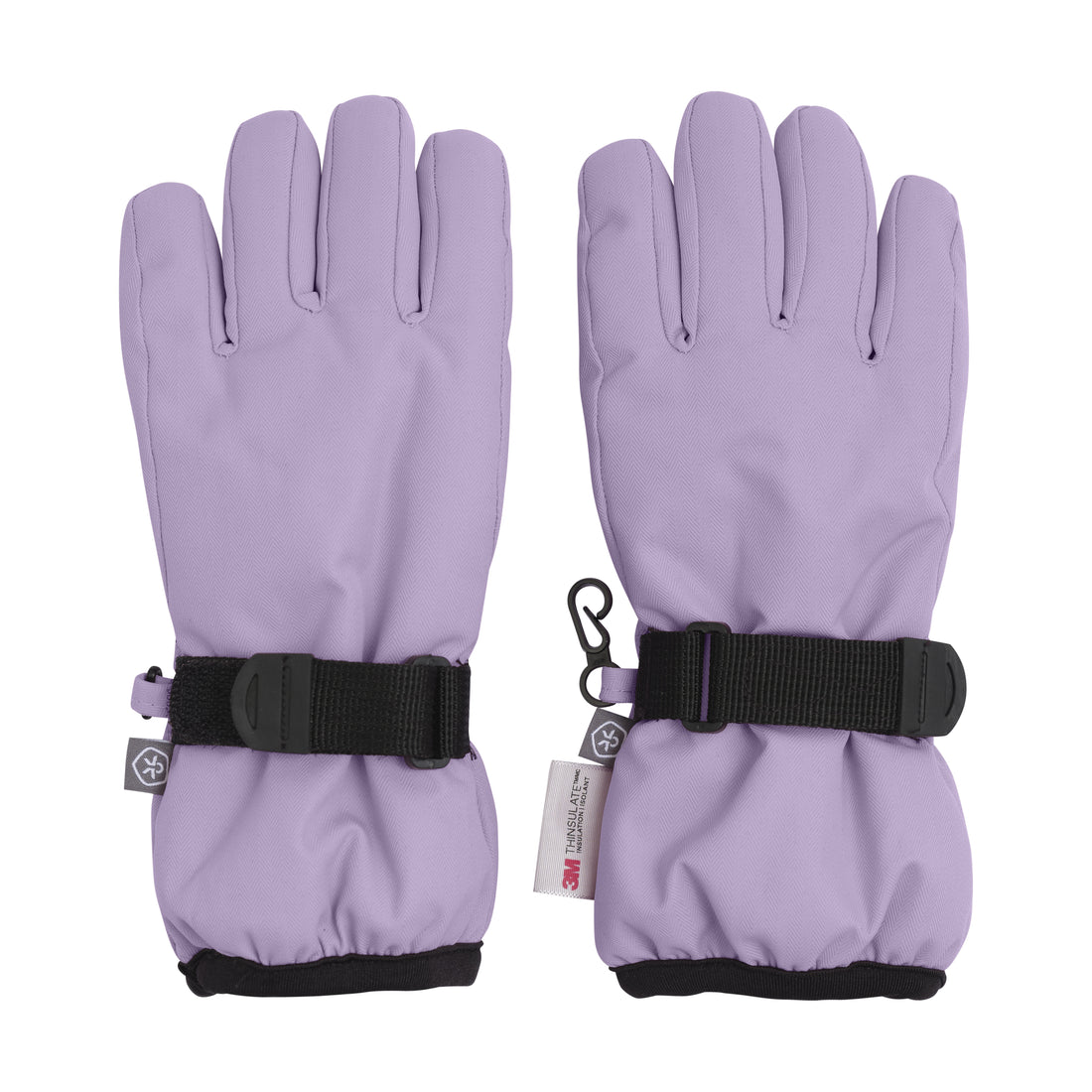 Color Kids Waterproof Gloves in Purple Rose - front view