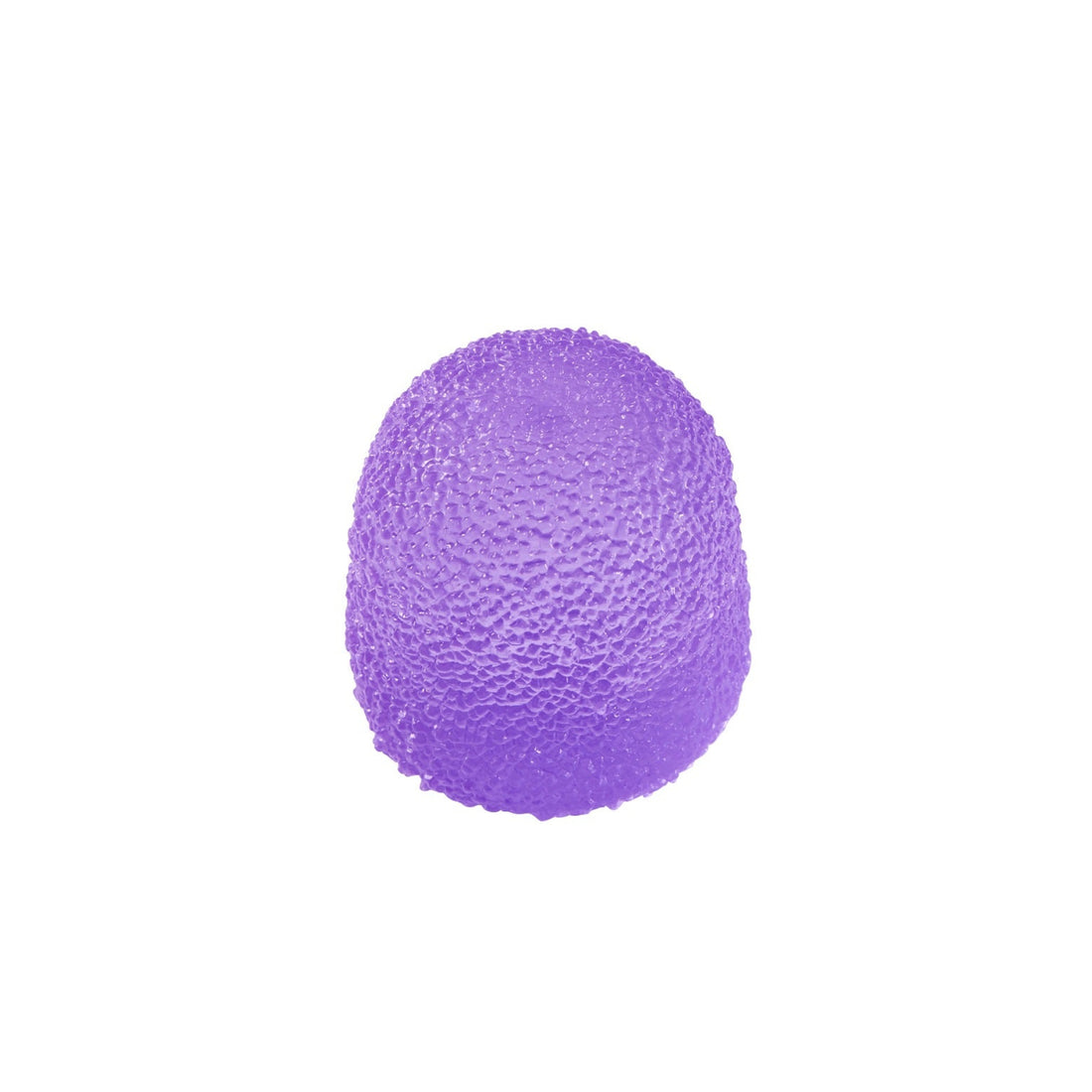 Purple textured object on a white background