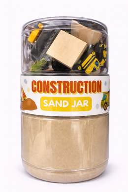 Play Play Dough Construction Fun Sand Jar
