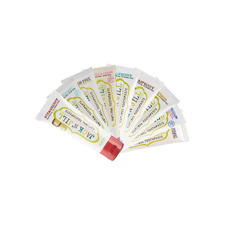 Jack N Jill Natural Toothpaste -Bubblegum Flavor - 50g - Organic & Fluoride-Free