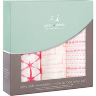 Aden+Anais Silky Soft Stroller Blanket Berryshibori