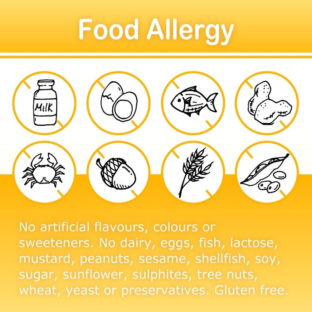 Allkidz Probiotic Drops 10 ml; dairy-, egg-, fish-, peanut- and gluten-free health supplement