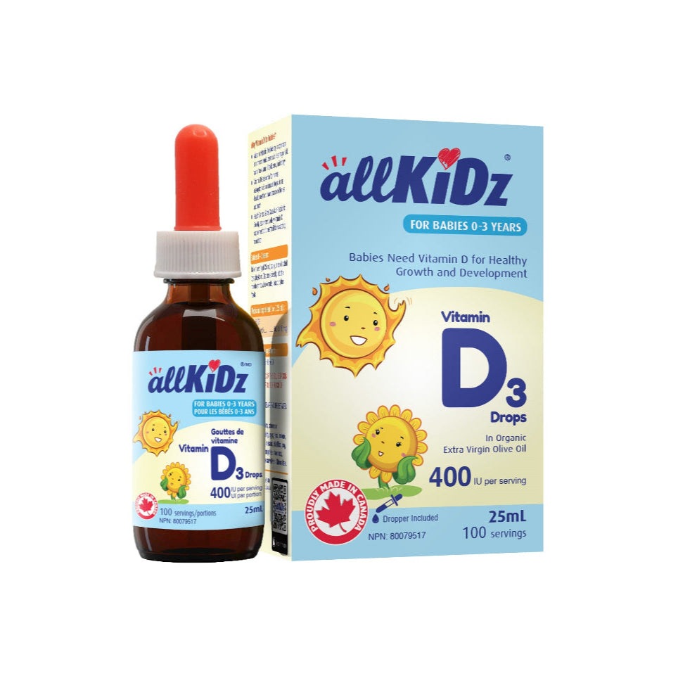 Allkidz Vitamin D3 Drops (400Iu) 25 ml